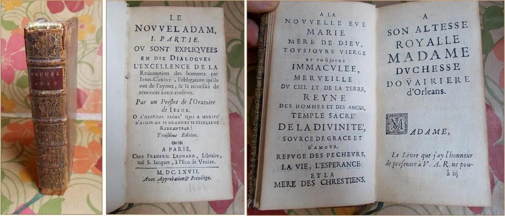 Le Nouvel Adam (1667) - carte rara, de colectie