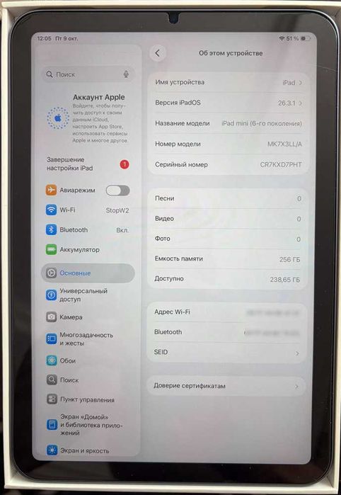 Apple iPad mini 6 256Gb