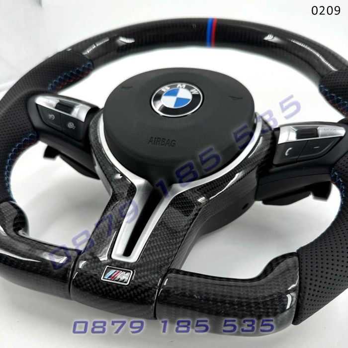 Карбонов волан цветни конци шев BMW 5 6 7 F10 F06 серия М спорт бмв ф