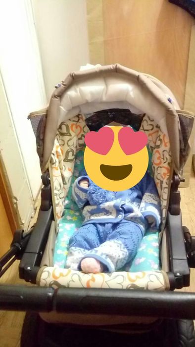 Зимняя детская коляска