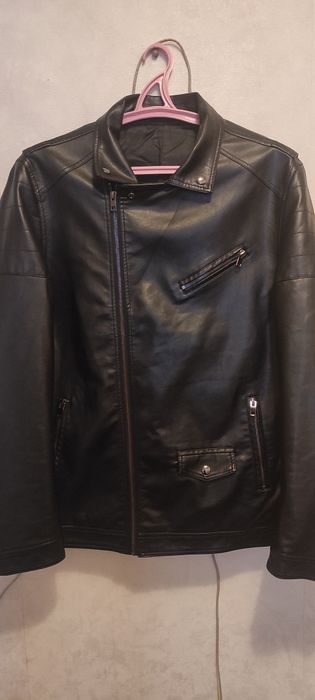 Куртка кожаная новая