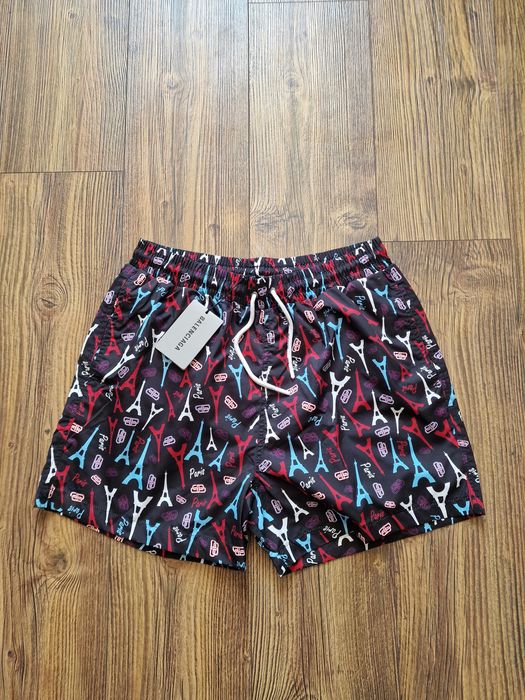 Страхотни мъжки шорти бански BALENCIAGA размер S M L XL 2XL 3XL