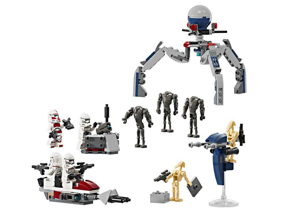 НОВИ! LEGO® Star Wars 75372 Клонинг щурмовак и боен дроид – боен пакет