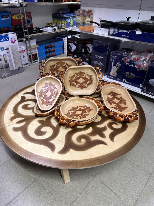 Астау. Табак . Агаш ыдыс