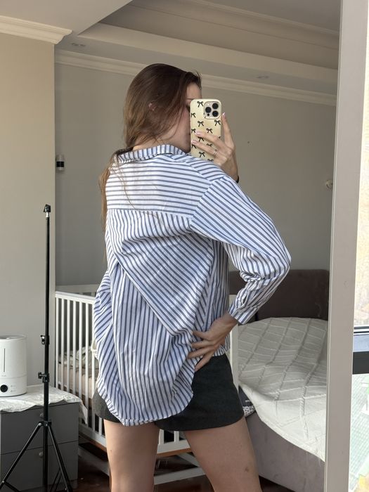 Рубашка в полоску классическая