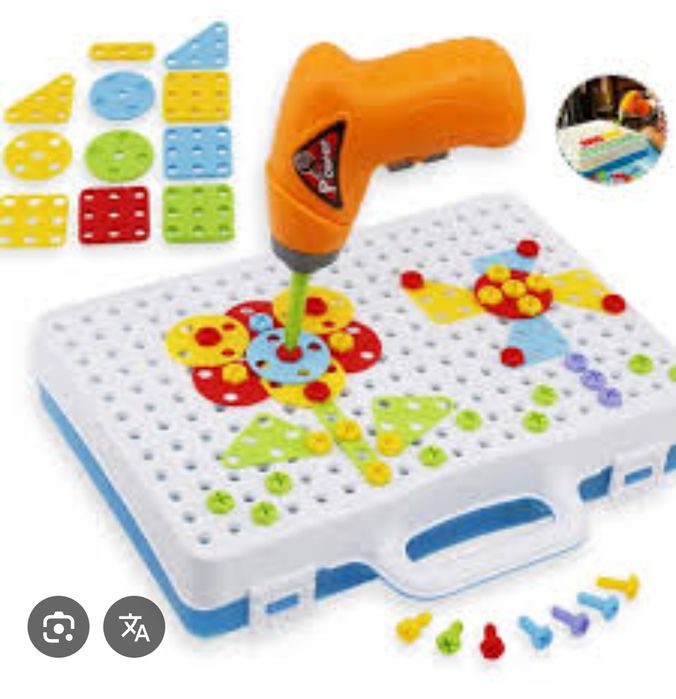 Set constructiv cu bormasina