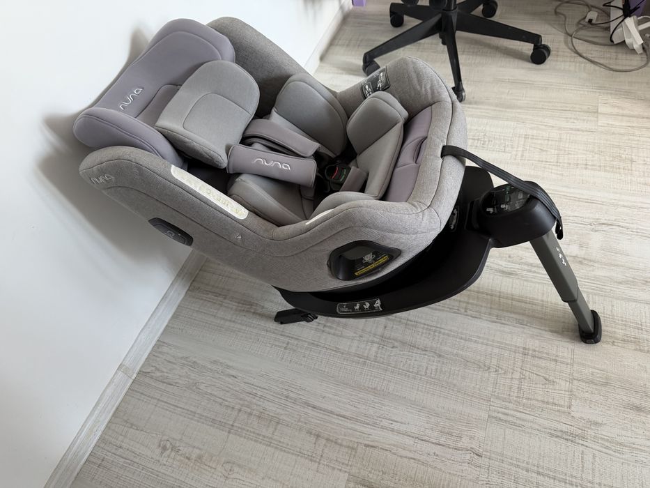 Scaun Auto Nuna TODL NEXT + BASE NEXT i-Size Rotativ 360° – Thunder | 40–105 cm