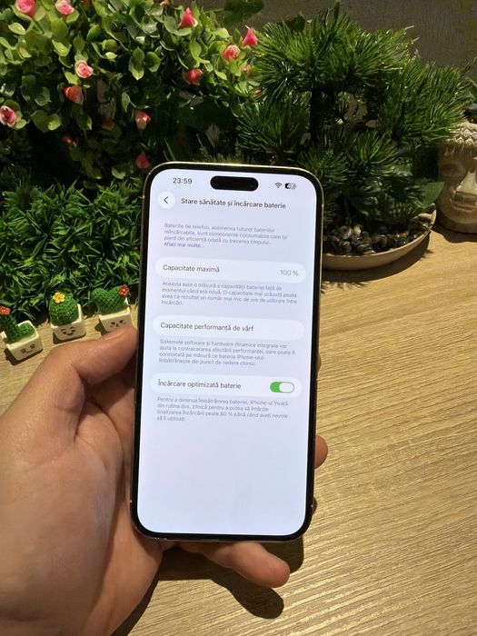 Iphone 14 Pro Max Alb‼️100% bat ‼️Garantie‼️