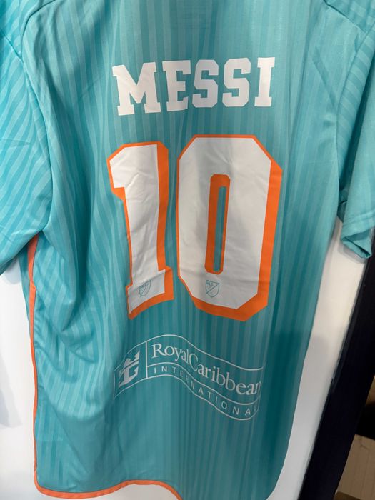 Tricou Messi Inter Miami turcoaz