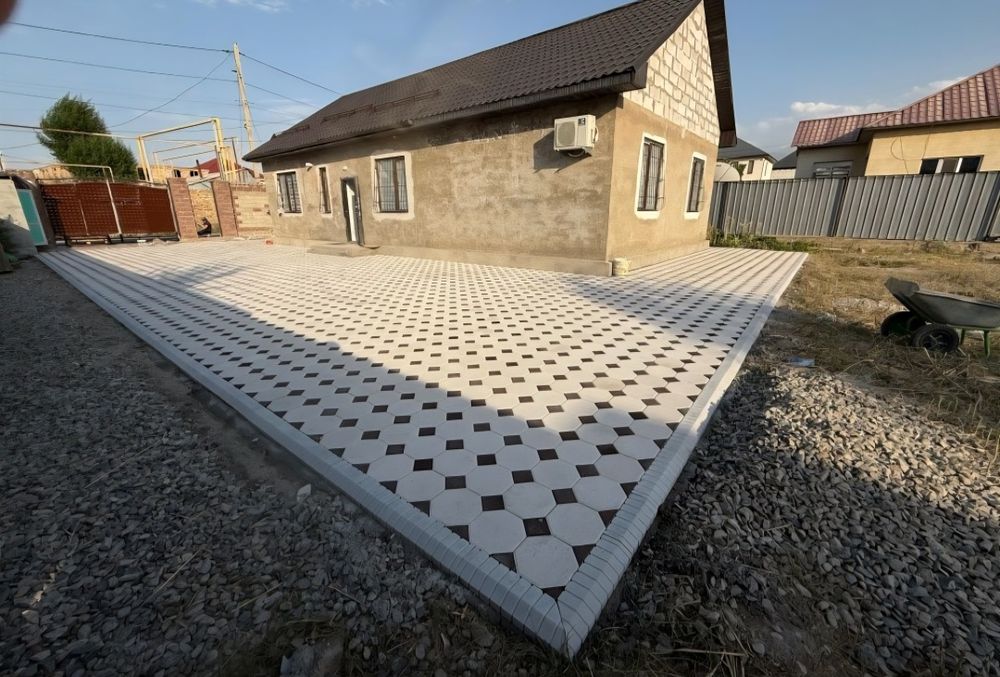 Укладка брусчатки