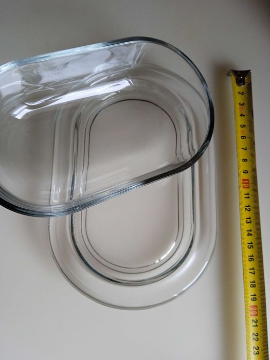 Чиния Съд за масло, сирене и др. 19,5*13*6,5 см