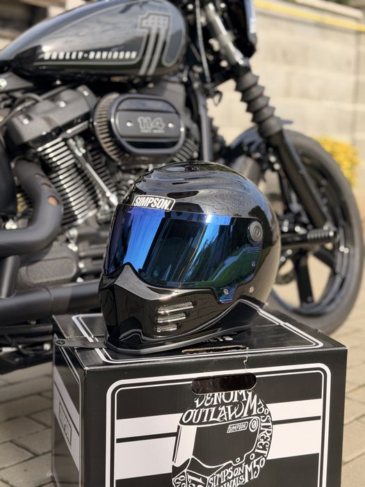 Cască Simpson Outlaw Bandit 3 – M58 – două viziere
