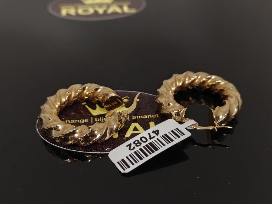 Bijuteria Royal: Cercei aur 14k/5.14 gr
