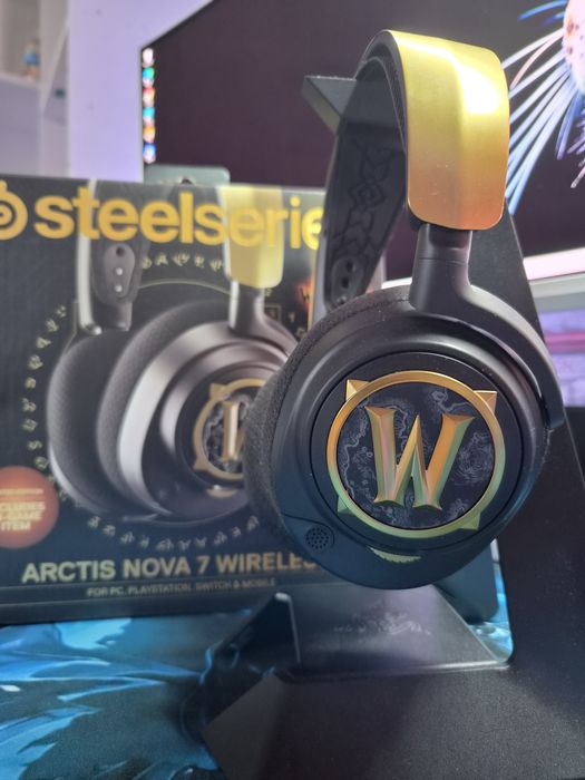Безжични слушалки SteelSeries Arctis Nova 7 World of Warcraft