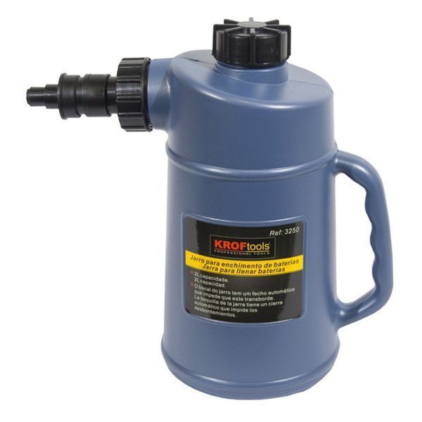 Съд за допълване на акумулаторна киселина 2 л kroftools