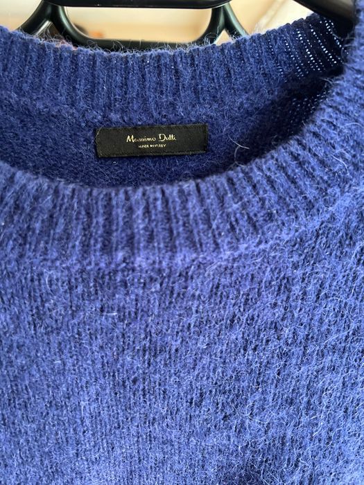 Пуловер Massimo Dutti от алпака и вълна, XS–S – Made in Italy