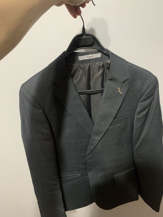 Костюм Bargioli серая с полосками