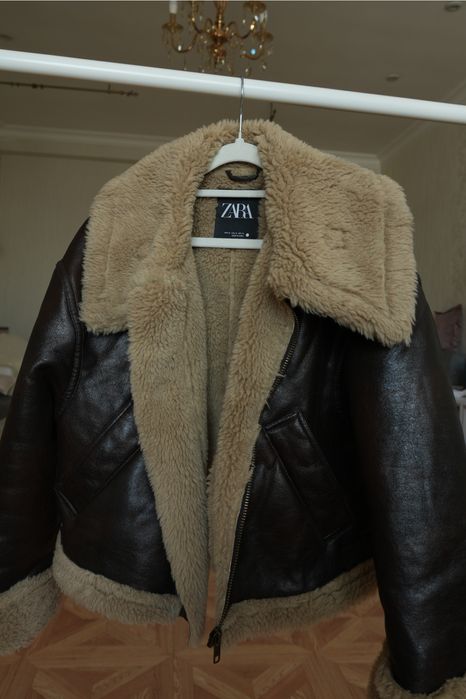 Укороченная дубленка Zara