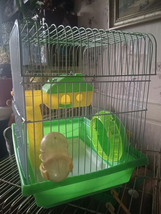 Клетка для птицы и для хомяка