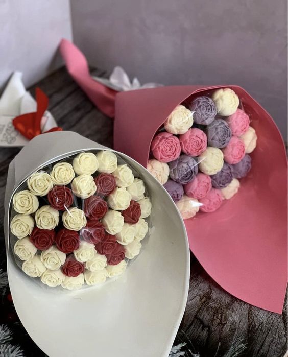 Съедобные Шоколадные цветы | клубника