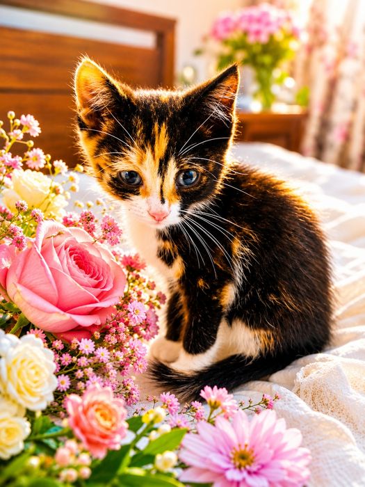 Котенок девочка 2 месяца