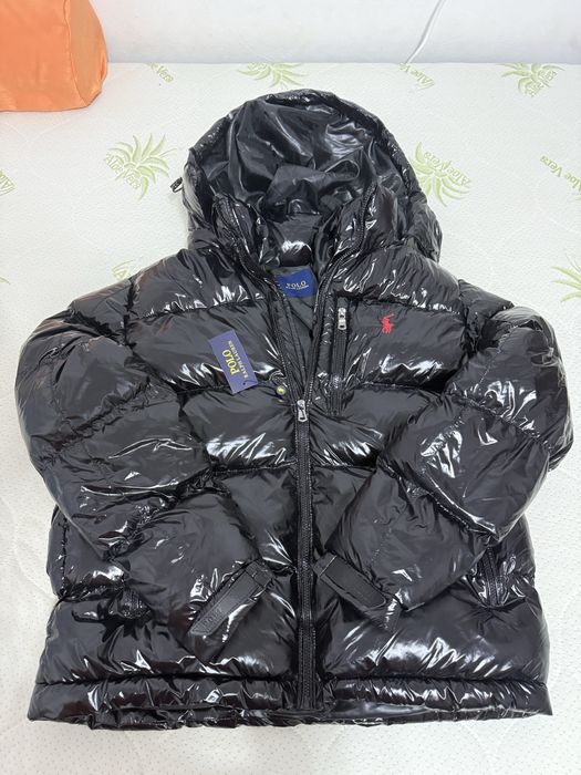 Geaca Polo Ralph Lauren - Black Glossy Puffer - L
