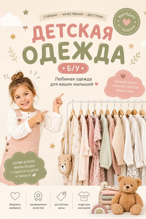 Детская БУ одежда!
