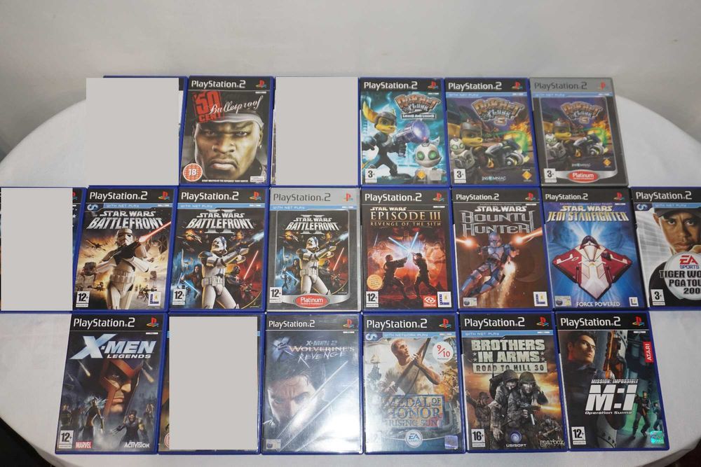 Лот от 187 игри за PS2 Turok/50 Cent/Star Wars/Ratchet And Clank/Sonic