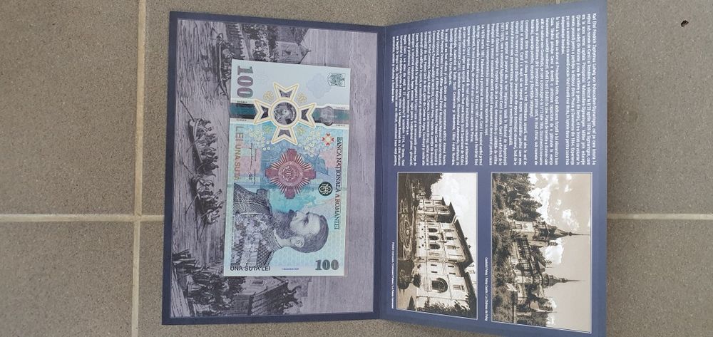 Bancnotă  aniversară 185 de ani de la nașterea lui Carol 1