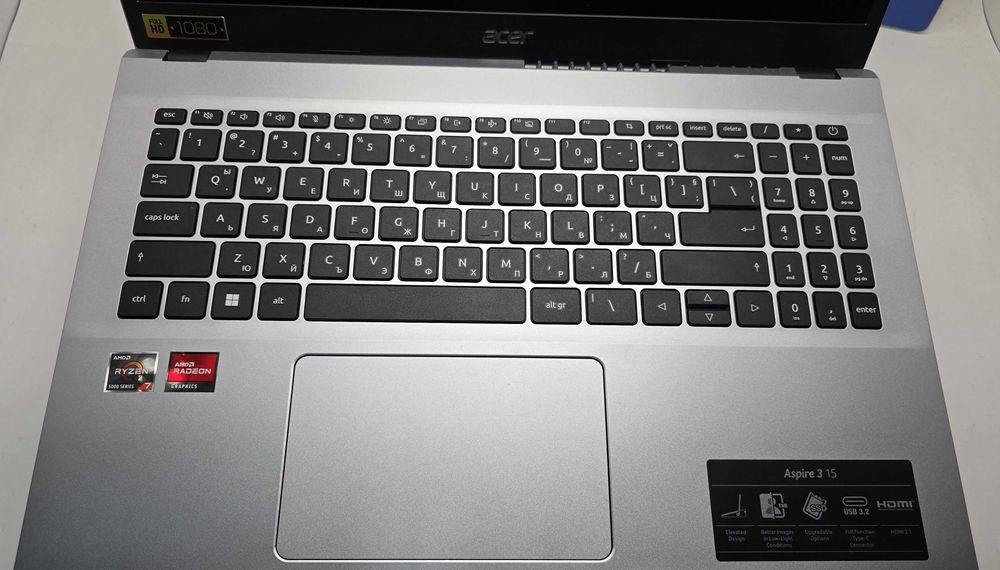 Acer Aspire 3 A315-44P AMD Ryzen 7 5700U/16GB/1TB SSD/FHD