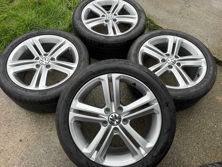 Jante VW Passat R Line 17 Golf Jetta Touran Caddy anvelope 235/45ZR17