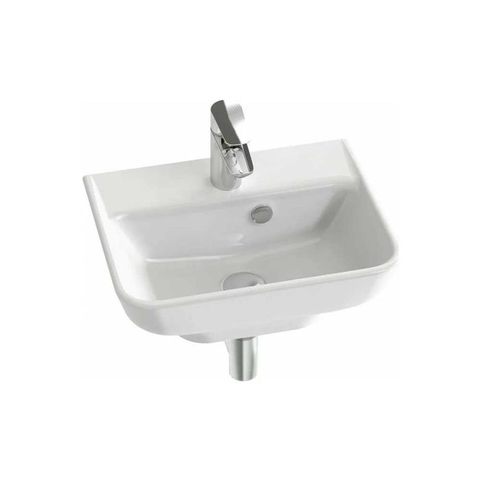 Компактна мивка 45×35 см за малка баня/WC – Jacob Delafon EGH112-00