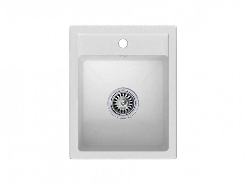 Кухненска Мивка от гранит Рига 40 XL 380 x 500 Бяла -37% НОВО