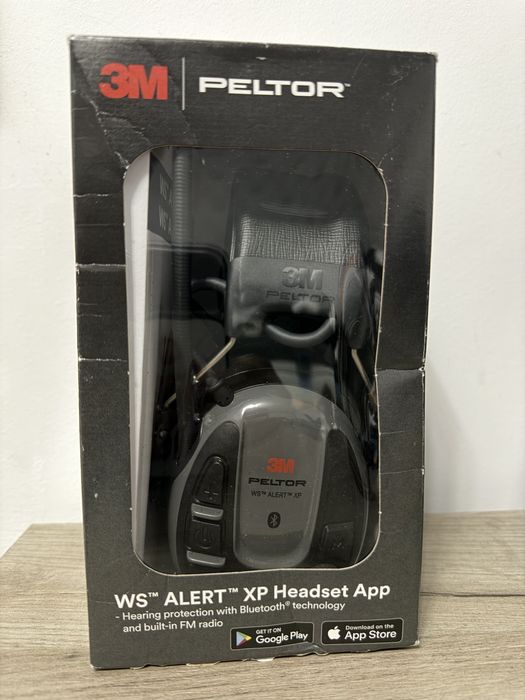 Căști 3M Peltor MRX21A5WS6 WS Alert XP, 30 dB, Bluetooth, aplicație mobilă, bandă de susținere.sigilat