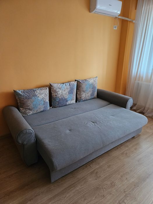 Canapea extensibila cu topper