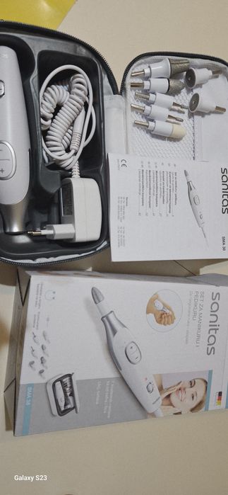 Електрическа пила за маникюр и педикюр Sanitas