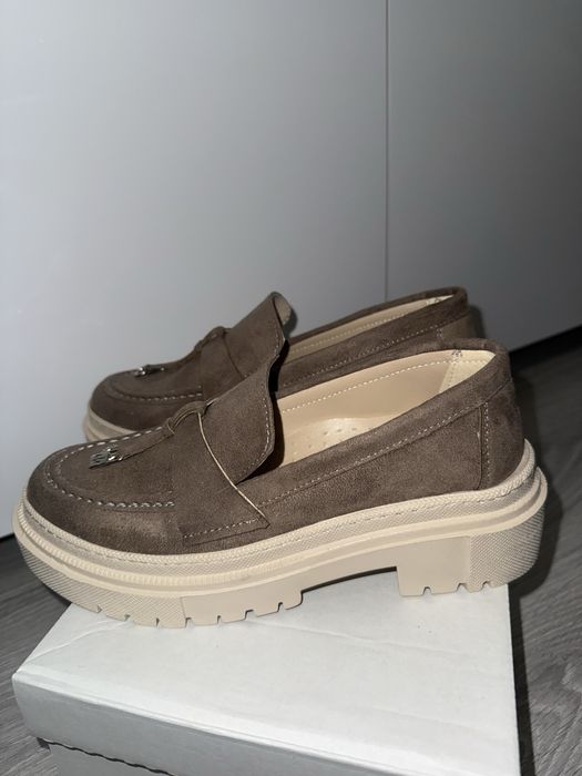 Mocasini / loafersi , maro-bej