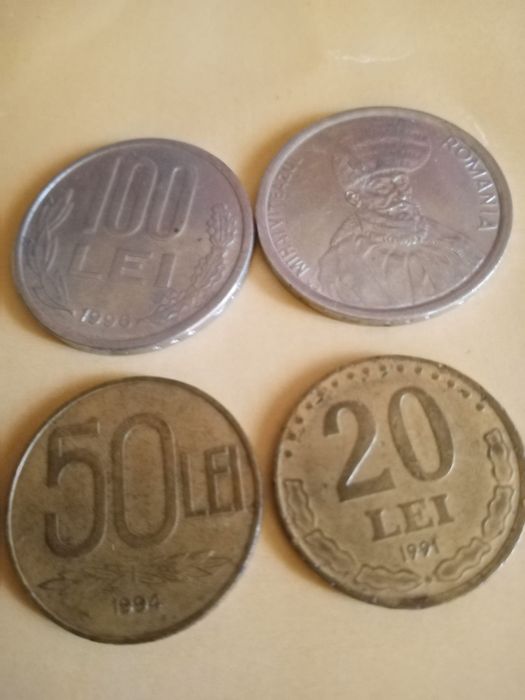 Colecție de monede vechi românești și străine