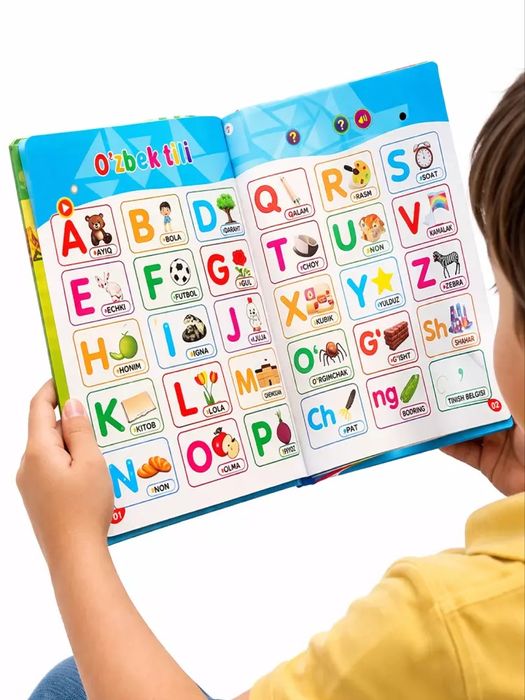 Gapiruvchi kitob Bolalar uchun 21 qism oʻzbik va ingliz tilida zaryadl