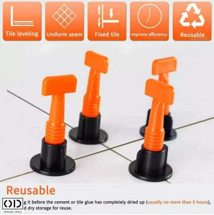 Distantiere autonivelare filet gresie faianta reutilizabile 26 buc Noi