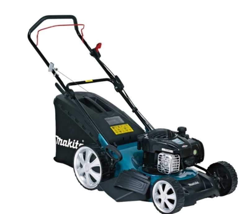 Masina de tuns gazonul pe benzina Makita PLM4627, 2.7 CP, 46 cm latime lucru, 7 trepte taiere