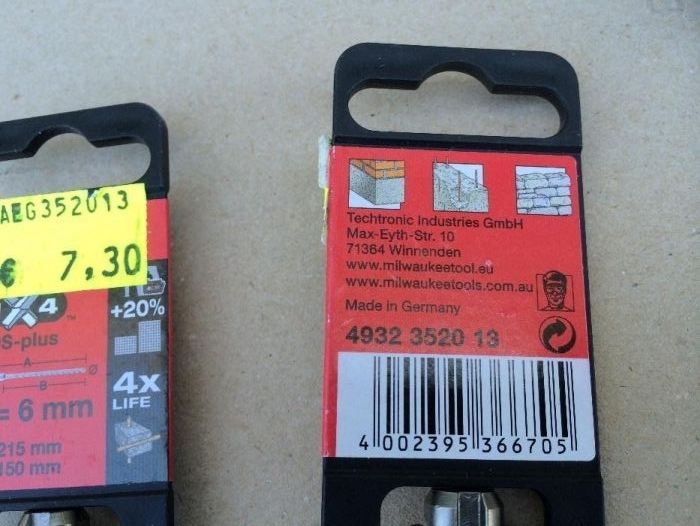 Burghiu Sds Plus Milwaukee 6x215mm