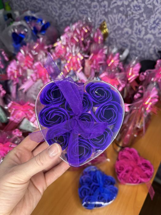 Мыльные розы, розы из мыла