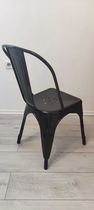 Метален стол жълт и черен