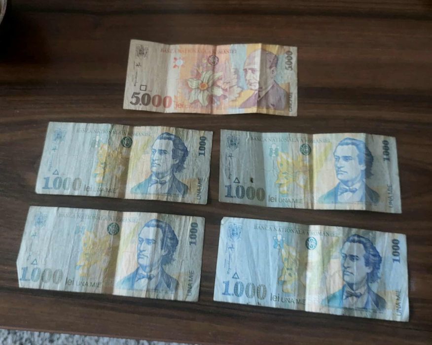 Set bancnote 5000 lei și 1000 lei -1998-