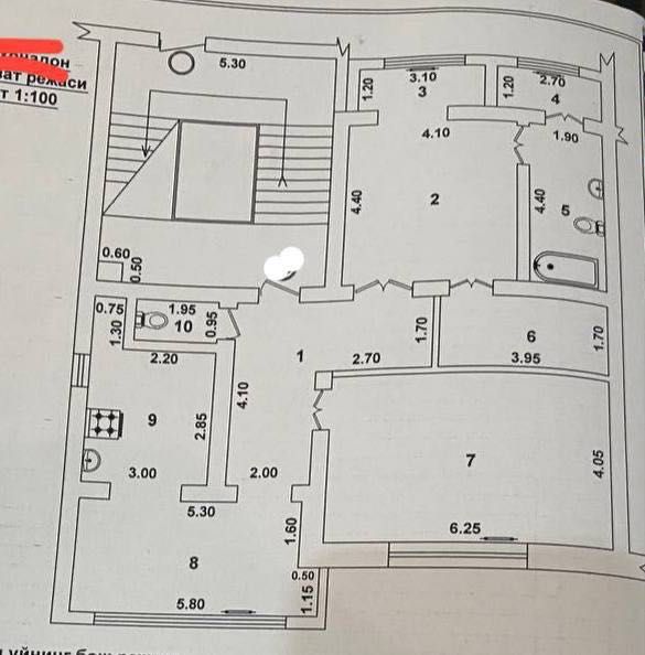 Продается 3 комнатная квартира коробка ул.Садыка Азимова