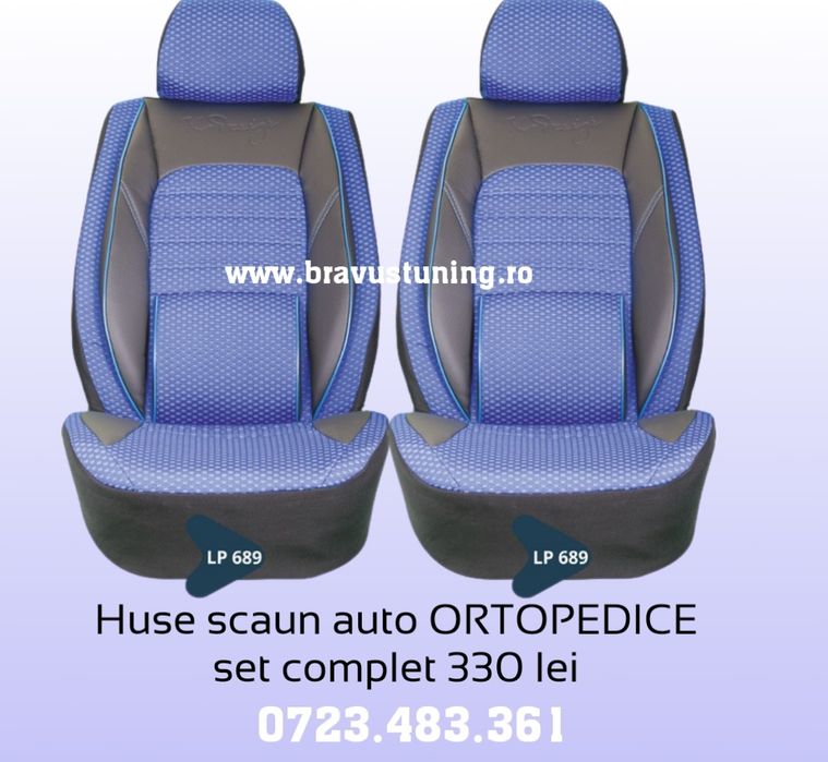 Huse scaun auto ORTOPEDICE Audi, Skoda, Passat, Jetta, Opel, Logan etc