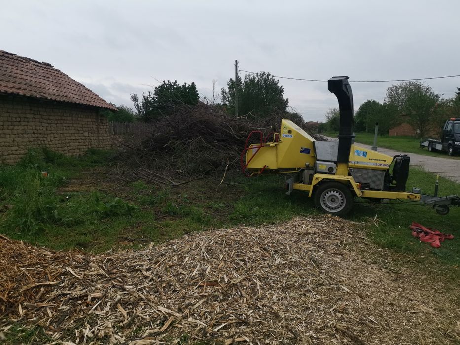 Услуги с дробилка за клони
