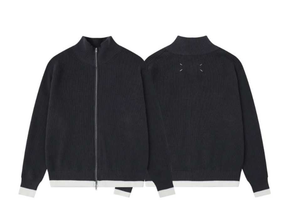 Мъжка плетена жилетка Maison Margiela – черна