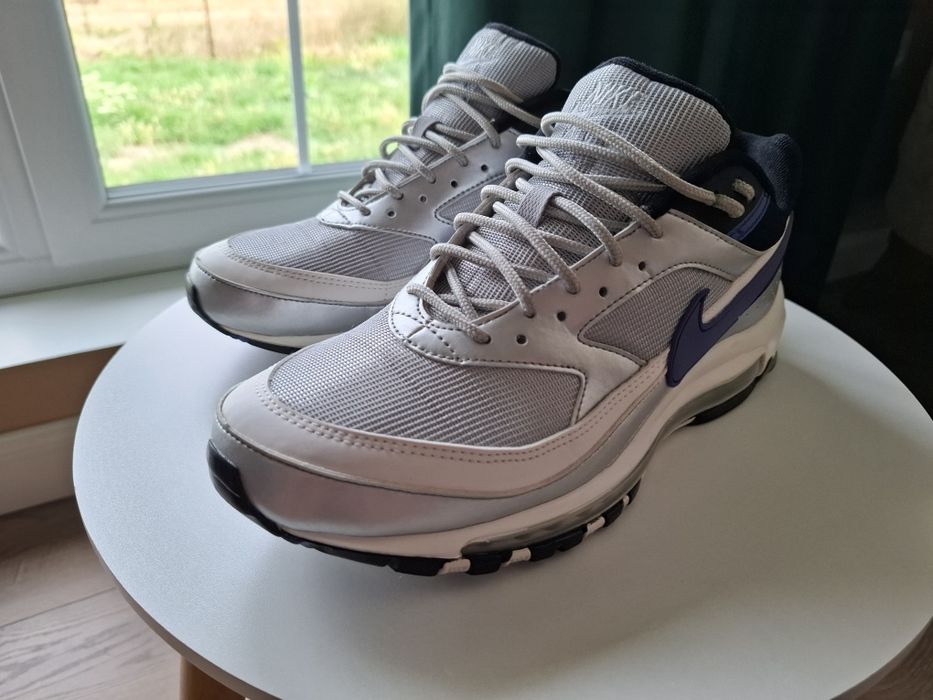 Nike Men's Air Max 97/ BW Metallic Silver Reflective / Persian Violet